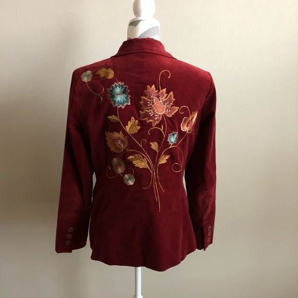CAbi Jackets & Blazers - Cabi Poet Embroidered Jacket 10 EUC